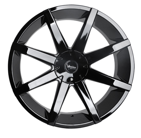 Big Size Aftermarket Wheel With Black Face UFO-1863