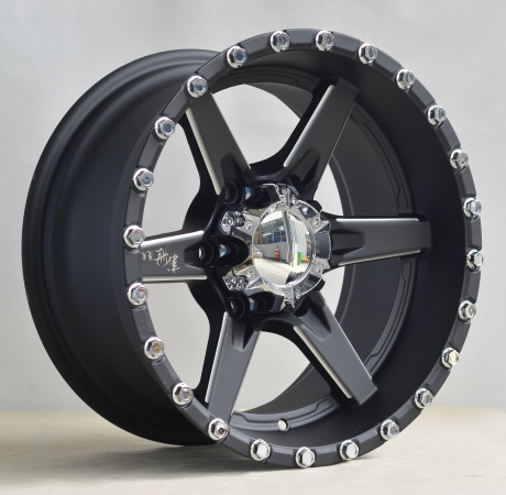 Nice Color Big Rivets and Caps SUV Alloy Wheels UFO-6001
