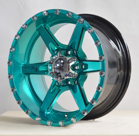Nice Color Big Rivets and Caps SUV Alloy Wheels UFO-6001