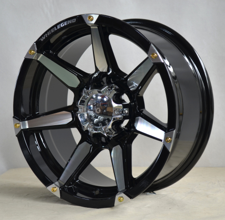 China 4X4 Aftermarket Alloy Wheels With Rivets UFO-LGS04