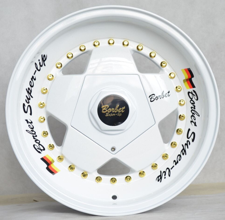Aftermarket Alloy Wheels With Rivets And One Step Lip Big Caps UFO-5029