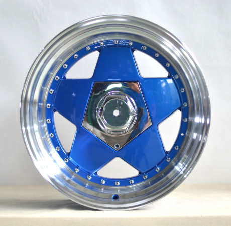 Aftermarket Alloy Wheels With Rivets And Two Step Lips Big Caps UFO-5023