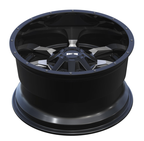 Deep Lip Alloy Wheels With Large Cap And Rivets UFO-861